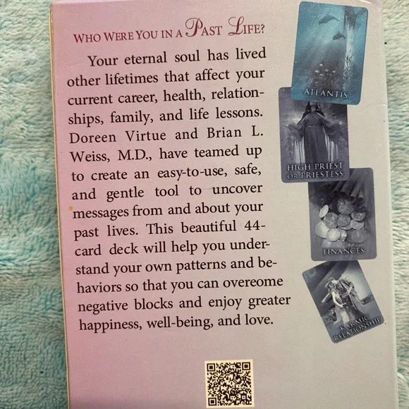 Past Life Oracle Cards , 44 Card Deck Doreen Virtue & Brian Weiss - Picture 3 of 5
